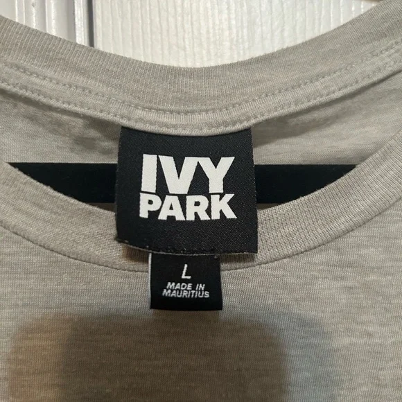 IVY PARK Light Gray Muscle Tee - Picture 3 of 3
